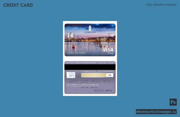 Beispielvorschau der Malta Lombard Bank Visa Classic Karte